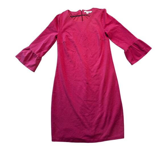 BODEN dress size Women's size 4 Petite, Red/Coral color; zippered back - Picture 1 of 11